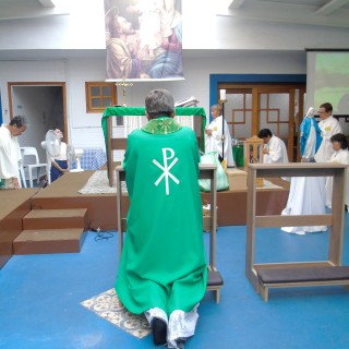 Santa Missa na Casa de Maria Embaixadora da Paz